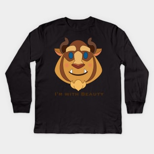 I’m with Beauty Kids Long Sleeve T-Shirt